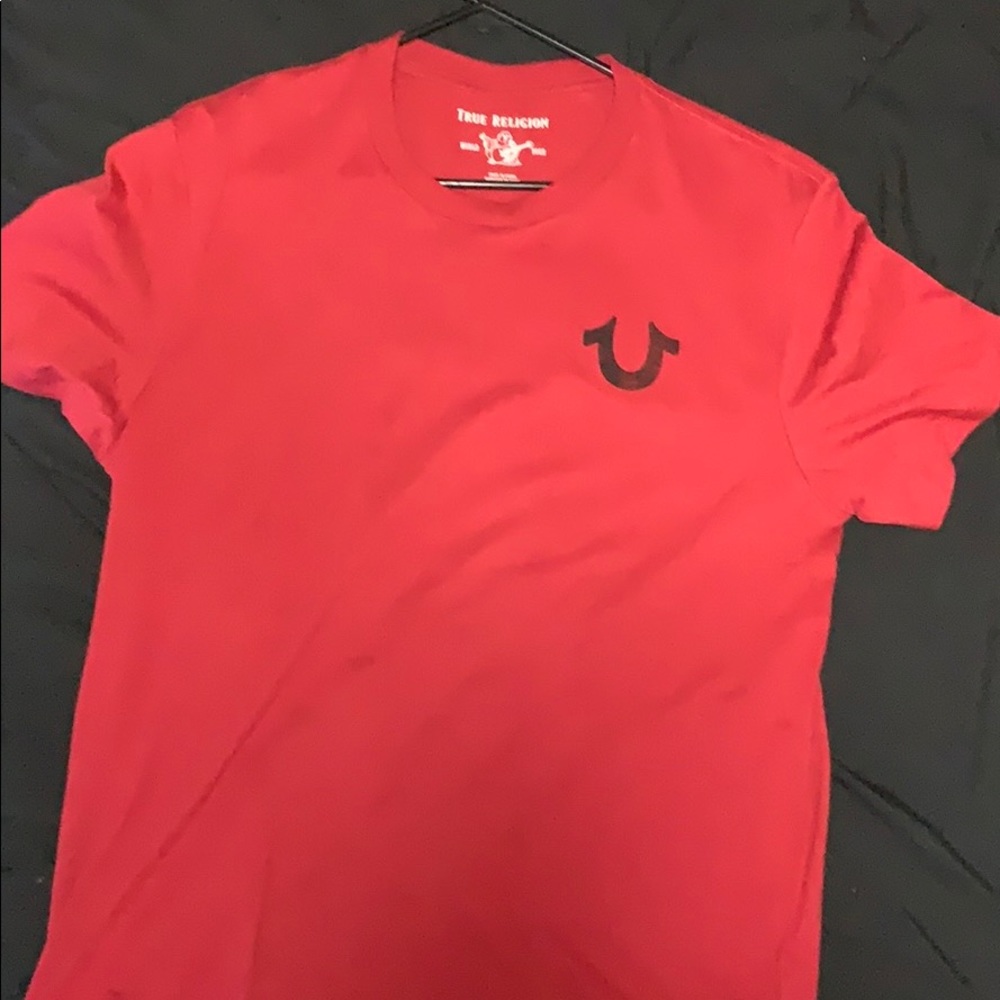 Red True Religion T-shirt